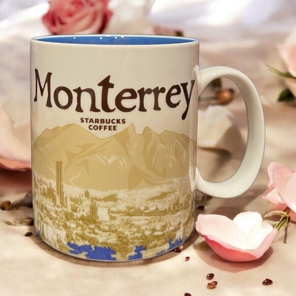 RARE Starbucks Monterrey Mexico Global Icon Series 16 Oz Coffee Mug